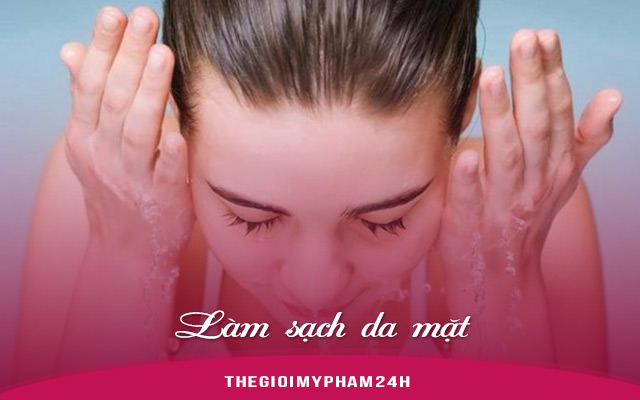 Làm sạch da mặt