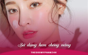 Dùng kem chống nắng