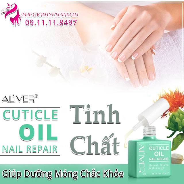 giới thiệu aliver cuticle oil nail repair