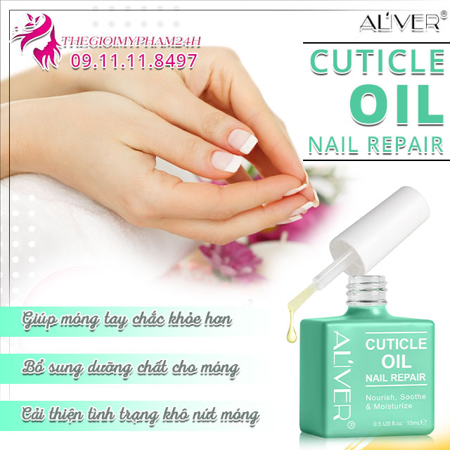 công dụng aliver cuticle oil nail repair