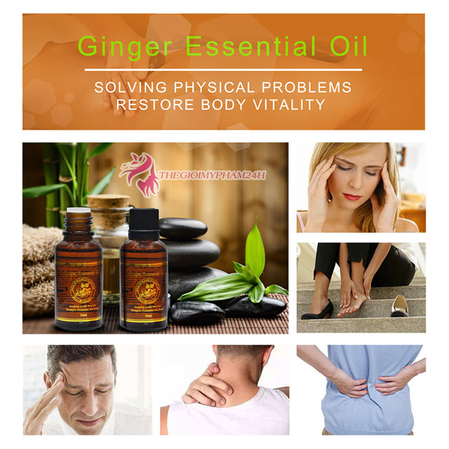 Công dụng Aliver Ginger Essential Oil