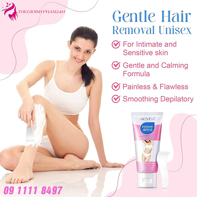 công dụng aliver intimate hair removal cream