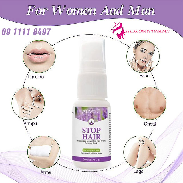ai nên dùng aliver stop hair growth inhibitor spray