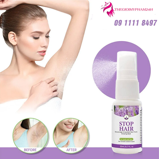 công dụng aliver stop hair growth inhibitor spray