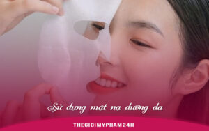 Sử dụng mặt nạ dưỡng da