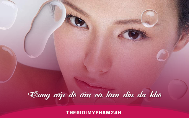 Cung cấp độ ẩm và làm dịu da khô