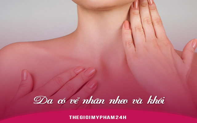 Da có vẻ nhăn nheo và khói