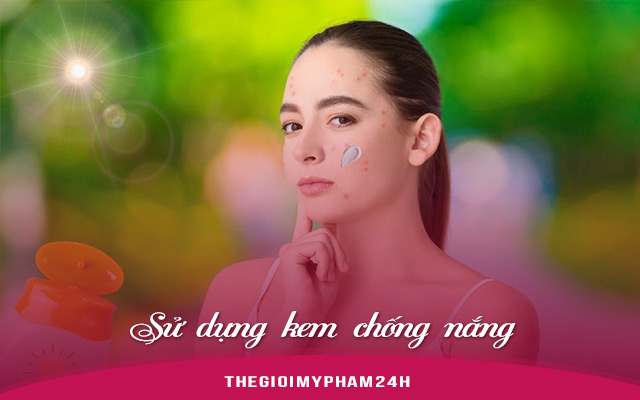 Sử dụng kem chống nắng