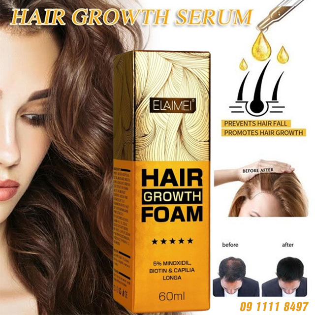 công dụng elaimei hair growth foam 