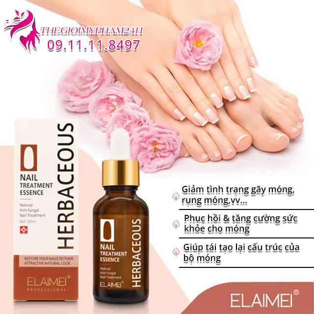 công dụng elaimei nail treatment essence
