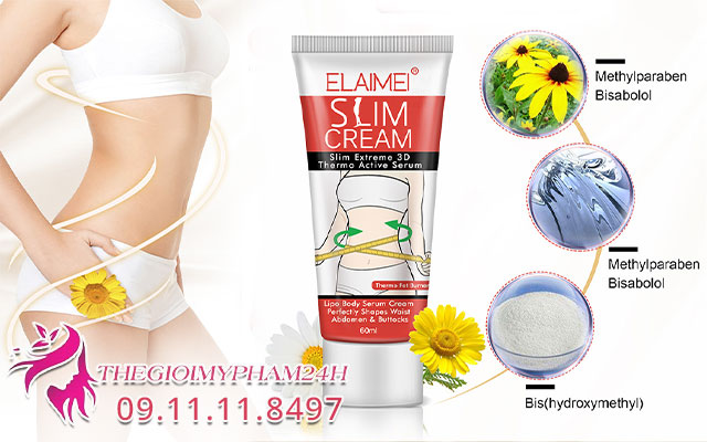 thành phần elaimei slim cream
