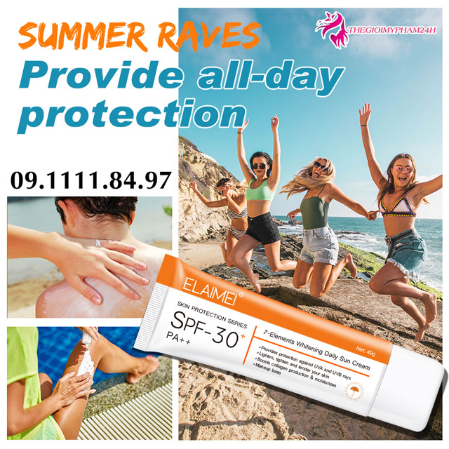 Kem chống nắng dưỡng da Elaimei Sunscreen Whitening có tốt không