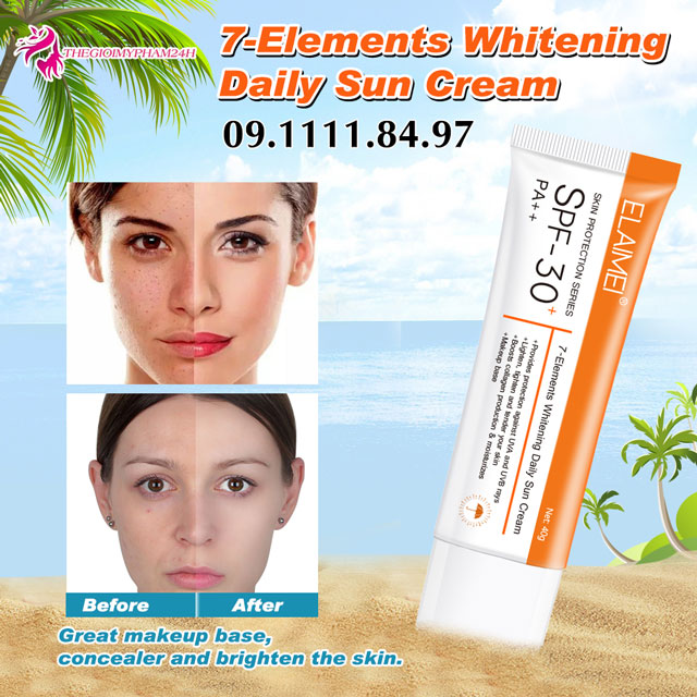 Kem chống nắng dưỡng da Elaimei Sunscreen Whitening là gì