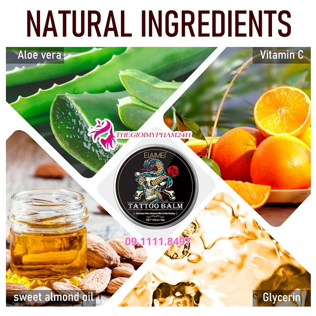 thành phần elaimei tattoo balm