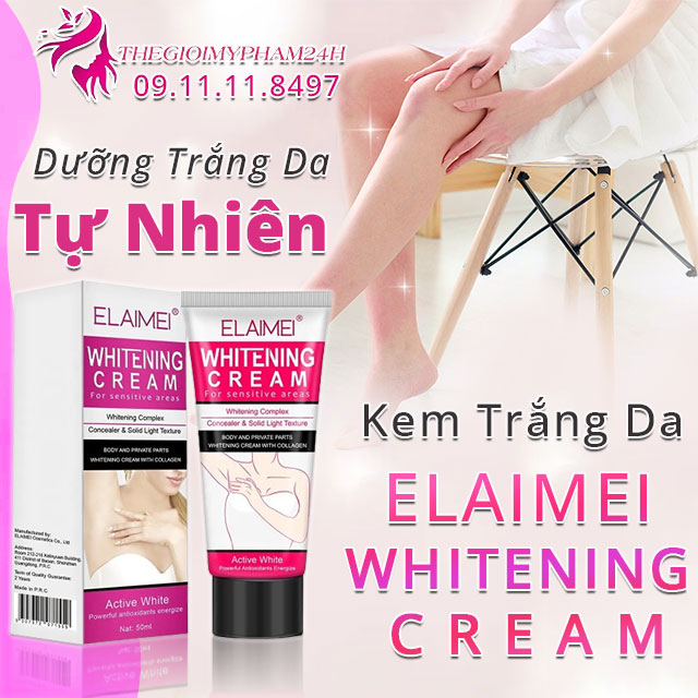 giới thiệu elaimei whitening cream