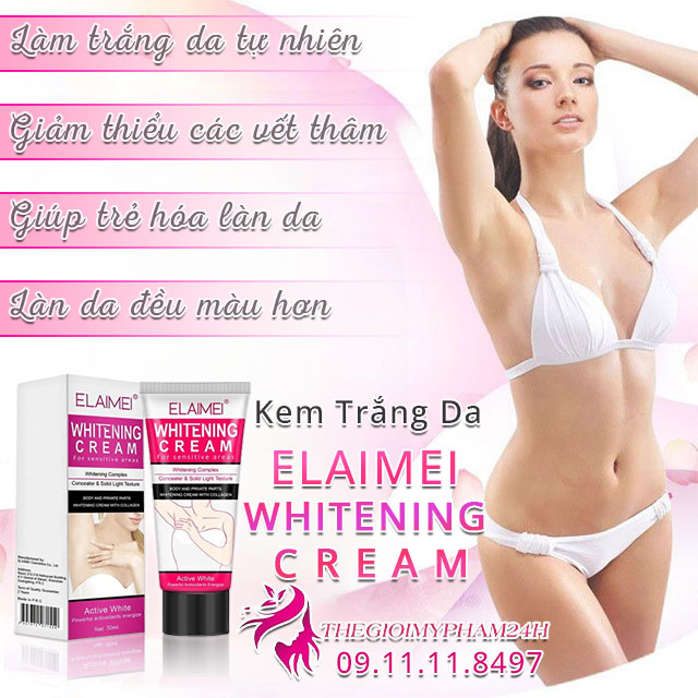 công dụng elaimei whitening cream