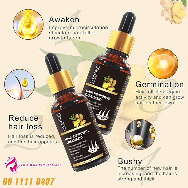 công dụng kizenka hair growth essence