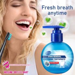 giới thiệu sefudun stain removal whitening toothpaste blueberry