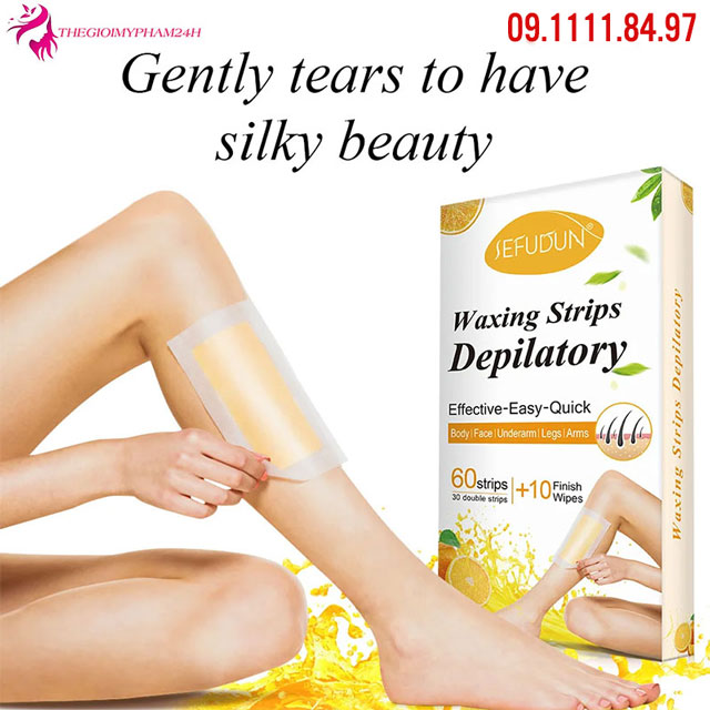 Sefudun Waxing Strips Depilatory là gì