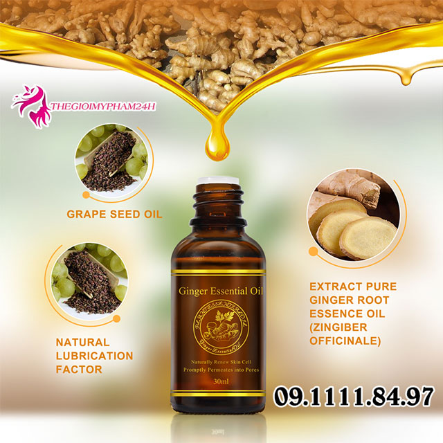 Thành phần có trong Aliver Ginger Essential Oil