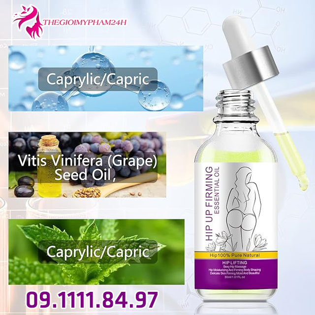 Thành phần Sefudun Hip Up Firming Essential Oil