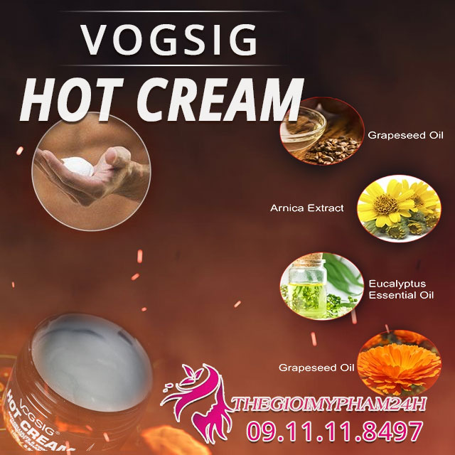 thành phần vogsig hot cream
