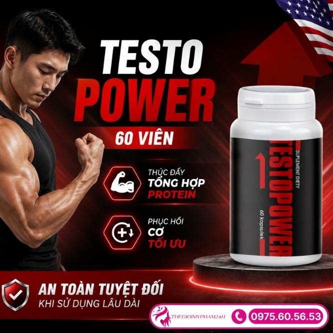 Giới thiệu sản phẩm Testopower 60 viên