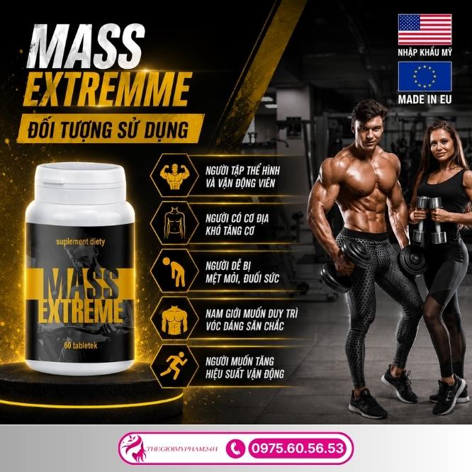 Đối tượng sử dụng và cách bảo quản Mass Extreme 60 viên