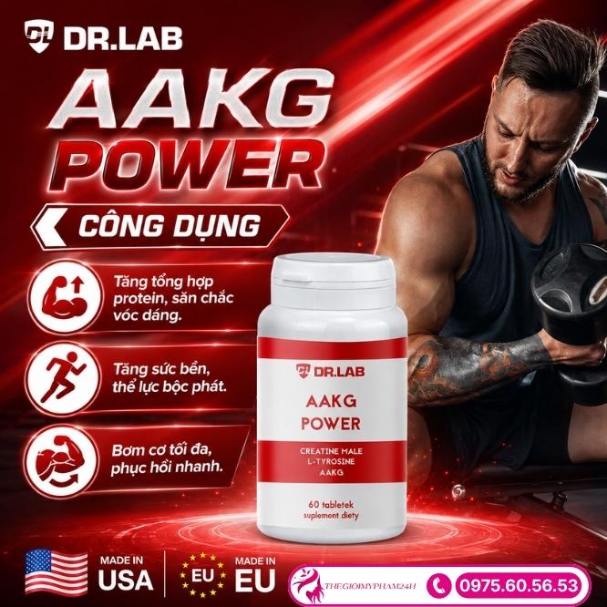 Đối tượng sử dụng và cách bảo quản AAKG Power 60 viên
