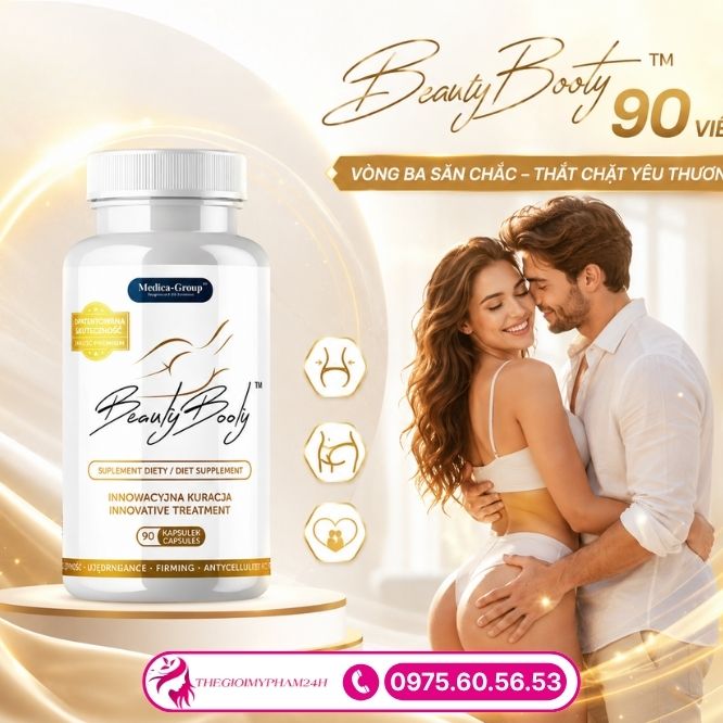 Thông tin về viên uống BeautyBooty 90 viên