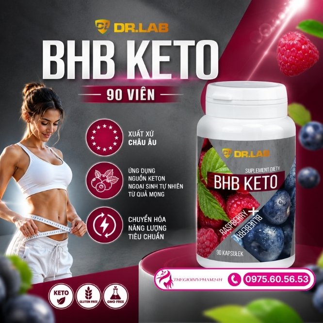 Tổng quan về viên uống BHB KETO 90 viên