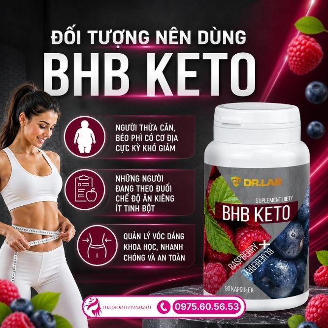 Những ai nên dùng viên uống BHB KETO 90 viên?