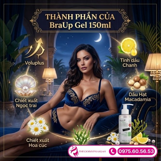 Thành phần vượt trội của BraUp Gel 150ml