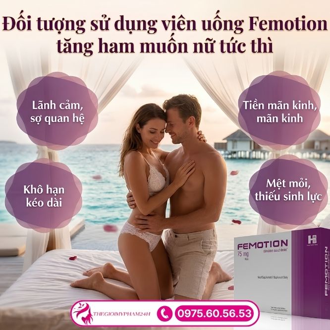 Đối tượng nên sử dụng viên uống Femotion