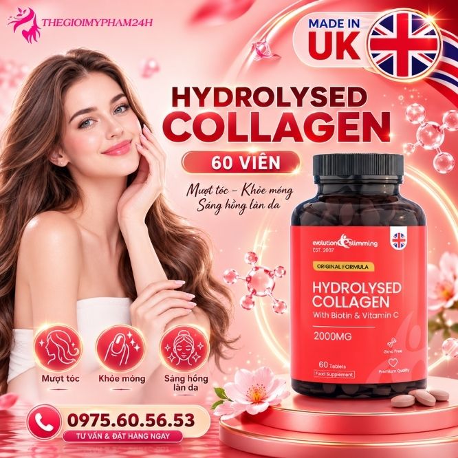 Thông tin tổng quan về Hydrolysed Collagen 60 viên