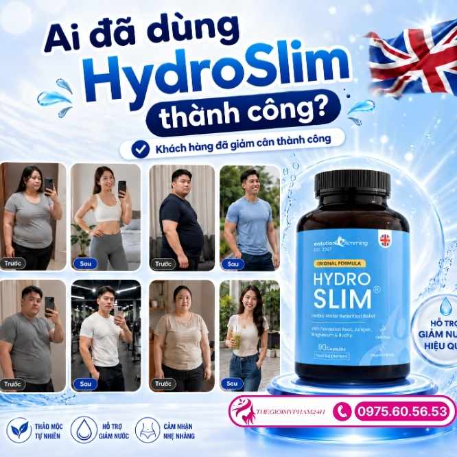 Ai đã dùng viên uống HydroSlim giảm cân thành công?