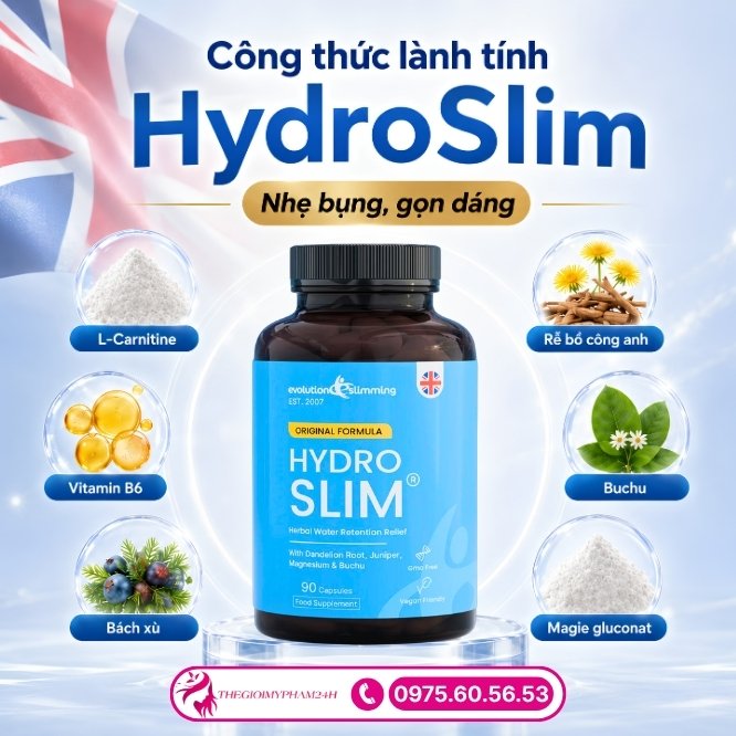 Thành phần tự nhiên có trong viên uống HydroSlim