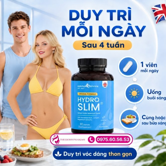 Cách sử dụng viên uống HydroSlim để đạt hiệu quả tối đa