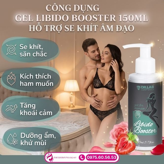 Công dụng vượt trội của gel Libido Booster 150ml
