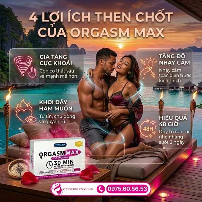 Công dụng của Orgasm Max For Women