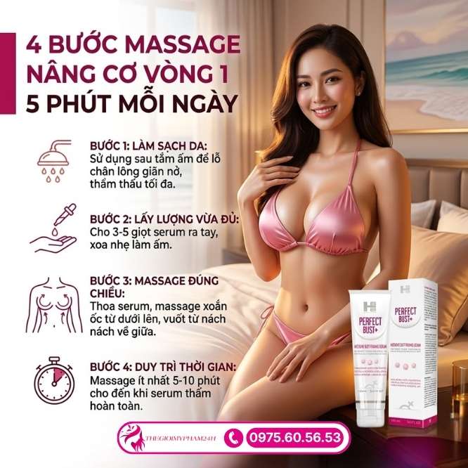 Cách dùng gel Perfect Bust+ 150ml đạt hiệu quả