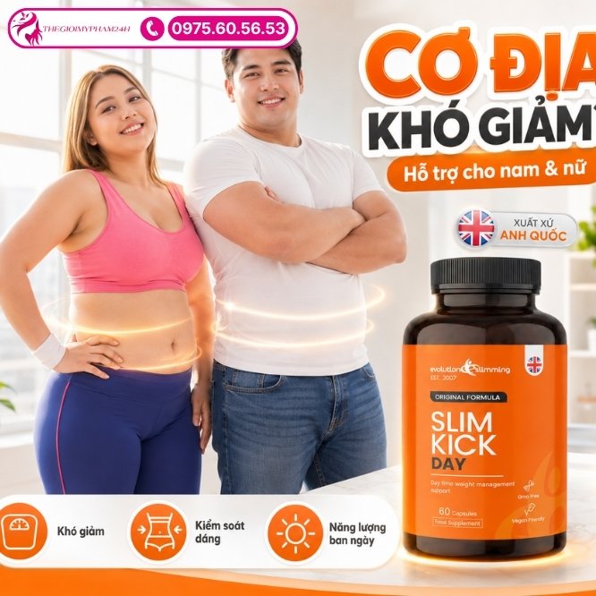 Những ai nên lựa chọn viên uống Slim Kick Day nhập khẩu Anh Quốc?