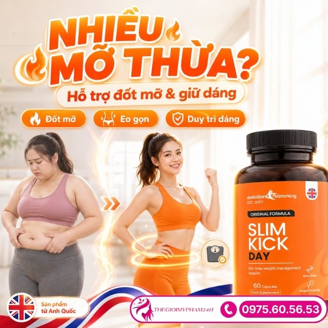 Những ai nên lựa chọn viên uống Slim Kick Day nhập khẩu Anh Quốc?