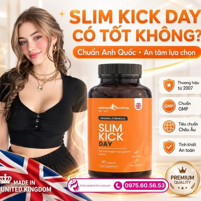 Đánh giá viên uống Slim Kick Day có thực sự tốt không?