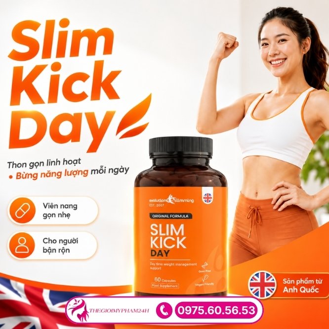 Giải mã viên uống hỗ trợ vóc dáng Slim Kick Day là gì?