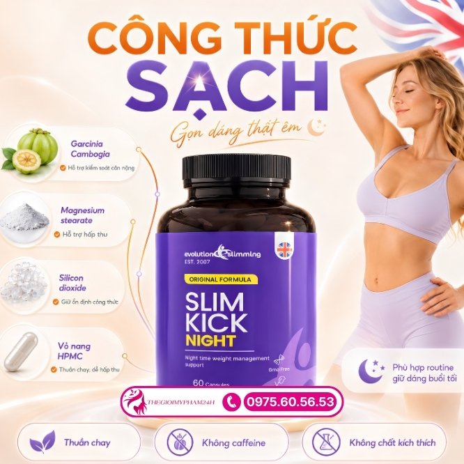 Hệ dược liệu lành tính an toàn trong Slim Kick Night