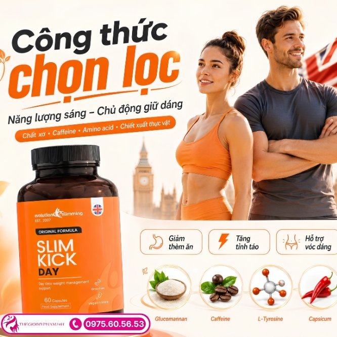 Thành phần đột phá tạo nên sức mạnh của Slim Kick Day
