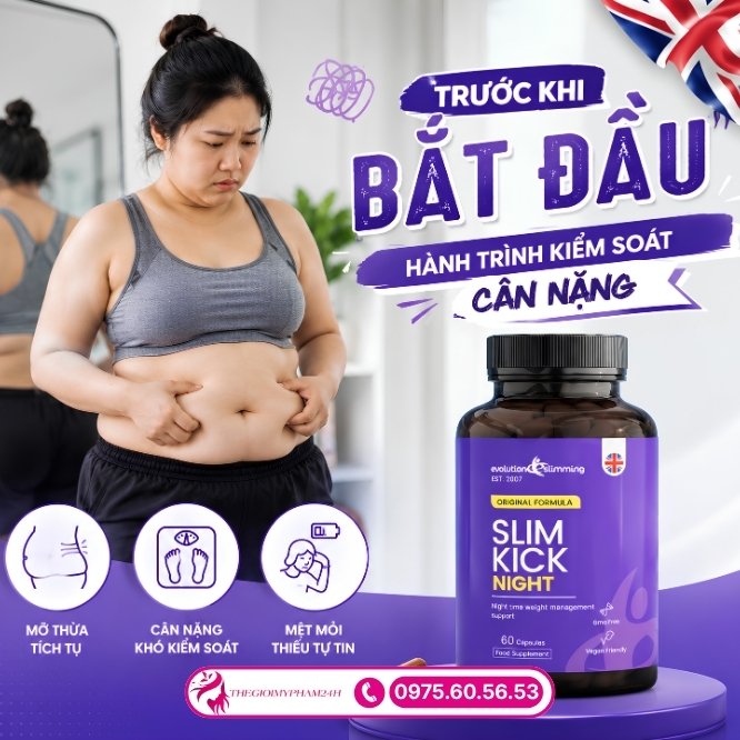 Giới thiệu tổng quan về viên uống Slim Kick Night