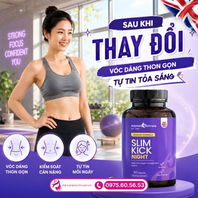 Giới thiệu tổng quan về viên uống Slim Kick Night
