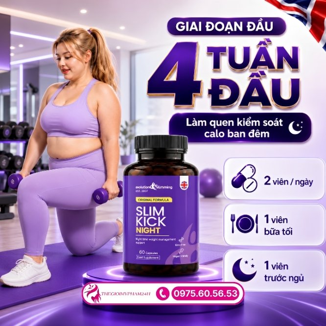 Hướng dẫn sử dụng Slim Kick Night đạt hiệu quả tốt nhất